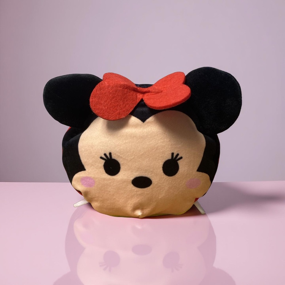 Disney Minnie Mouse Tsum Tsum Squishy Plush 7" × 5" × 7.5" Small Flaw
